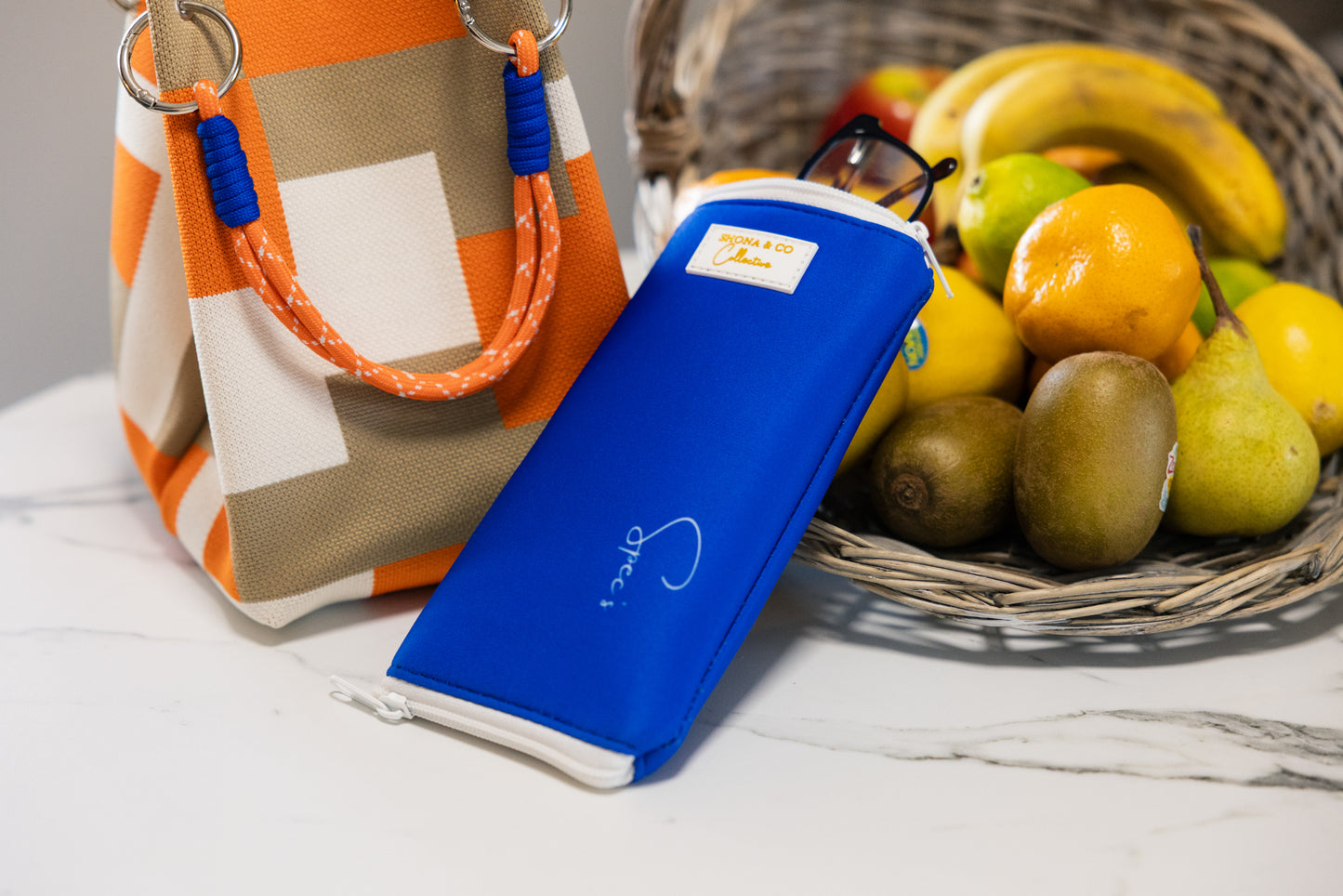 "Spring Edition" Indigo - Duo Glasses Case