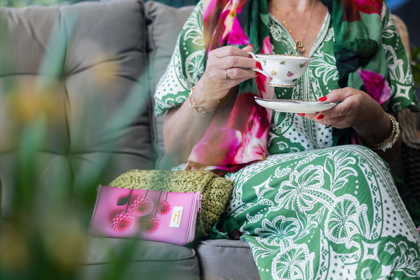 "Spring Edition" Dahlia - Duo Glasses Case